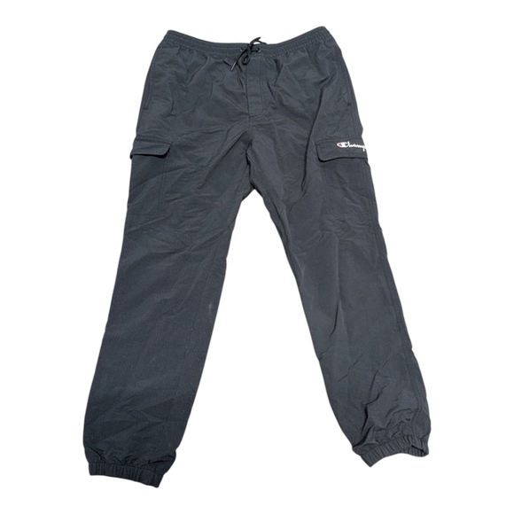 Champion Men's Ripstop Nylon Cargo Jogger Pants Black Size Large - Picture 1 of 7